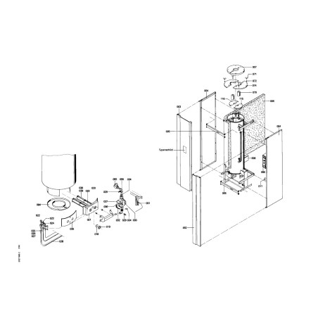 Pièce détachée Viessmann Gasola 24kW Allgas n° 1601194