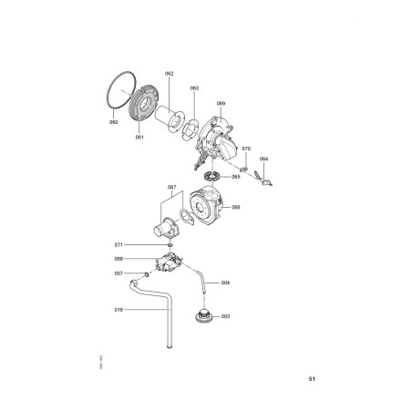 Pièce détachée Viessmann Grundg. Vitodens 100-E AB1A 24kW n° 7346071