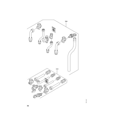 Pièce détachée Viessmann Grundg. Vitodens 100-E AB1A 24kW n° 7346071