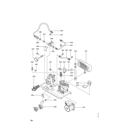 Pièce détachée Viessmann Grundg. Vitodens 100-E AB1A 24kW n° 7346071