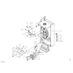 Pièce détachée Viessmann Grundg. Vitodens 200 WB2 6-24kW EG-E n° 73...