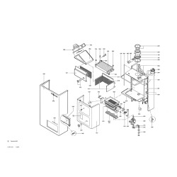 Pièce détachée Viessmann Grundg.Vitopend 100 WH1 Kom-RU 24kW Obj. n...
