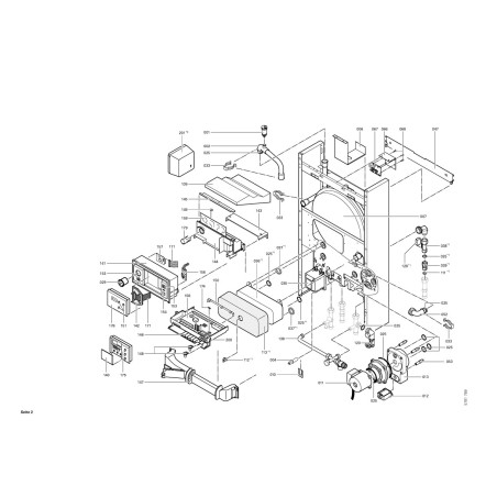 Pièce détachée Viessmann Grundg.Vitopend WH2 Umlauf-RU 15kW EG-E n°...
