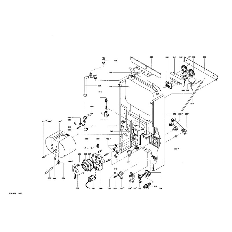 Pièce détachée Viessmann Grundger. Pendola PUL15 n° 7520571