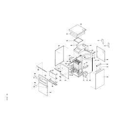Pièce détachée Viessmann Grundkessel Atola AH-28 n° 7250053