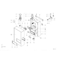 Pièce détachée Viessmann Kessel Eurola 1642100 raumtempgef. n° 7319180