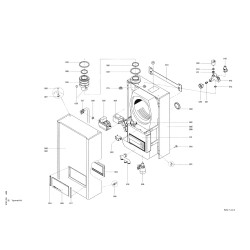 Pièce détachée Viessmann Kessel Eurola 1642110 witterungsgef. n° 73...