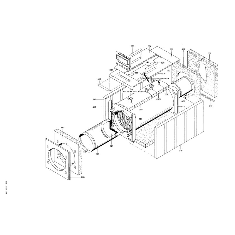 Pièce détachée Viessmann Kessel Vitola-biferral BE-75 n° 7217008