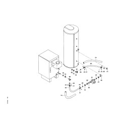 Pièce détachée Viessmann KIT DE LIAISON ATOLA 10-46kW 350/500L n° 7...