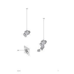 Pièce détachée Viessmann Kit de raccordement Vitoladens 333-F n° 71...