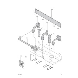 Pièce détachée Viessmann Montagehilfe Schnittstelle 125mm Umlauf n°...