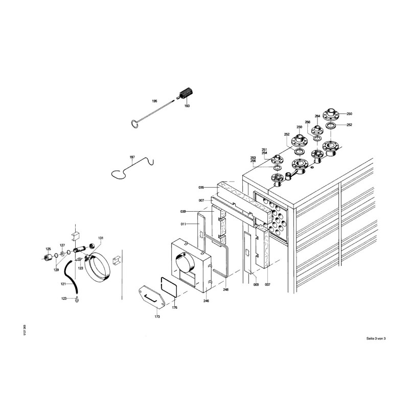 Pièce détachée Viessmann Paromat-Triplex n° PF03200