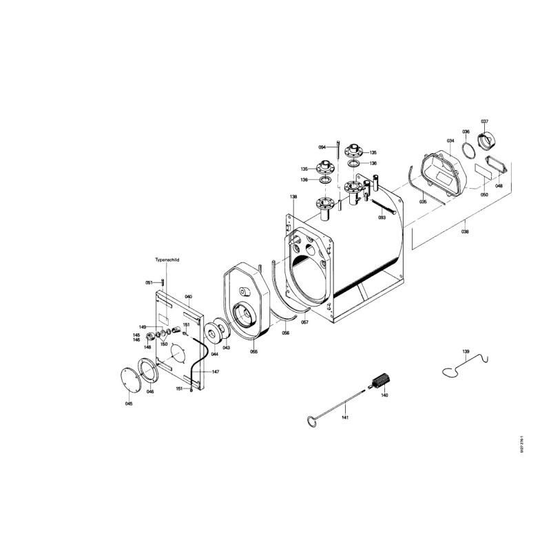 Pièce détachée Viessmann Paromat-Triplex-RN n° RN01500