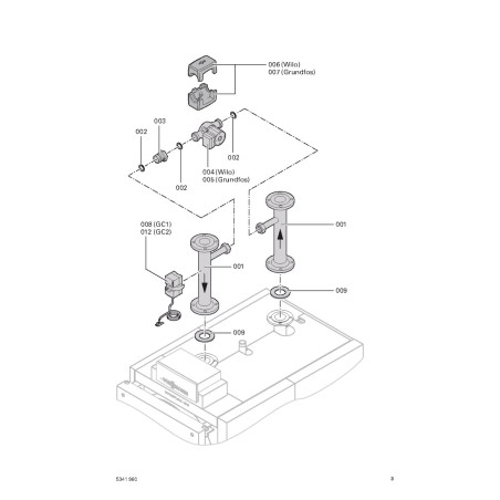 Pièce détachée Viessmann Pièce intermédiaire DN 100 n° 7189651 Pièce détachée Viessmann Pièce intermédiaire DN 100 n° 7189651
