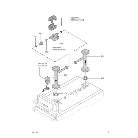 Pièce détachée Viessmann Pièce intermédiaire DN100 n° 7189648 Pièce détachée Viessmann Pièce intermédiaire DN100 n° 7189648
