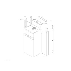 Pièce détachée Viessmann Plastrons muraux n° 7247809