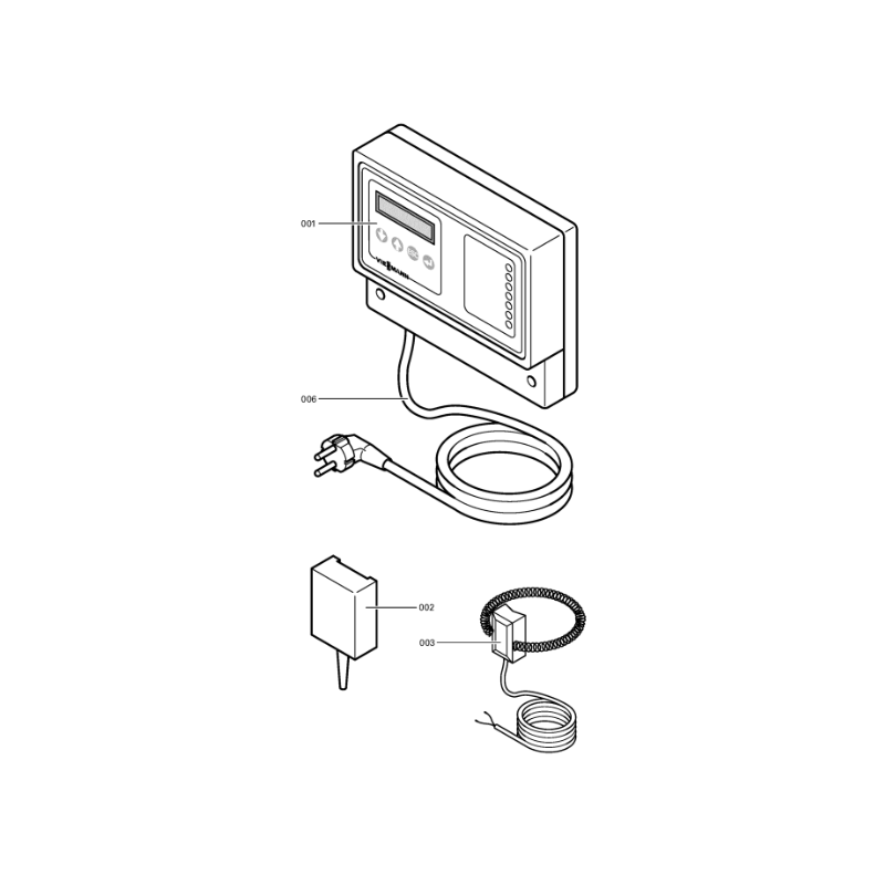Pièce détachée Viessmann Régulation de cascade VM-300 V1.1 n° 7159708