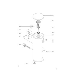 Pièce détachée Viessmann Réservoir Vitocell-100 CVS 300L+rés.élec n...