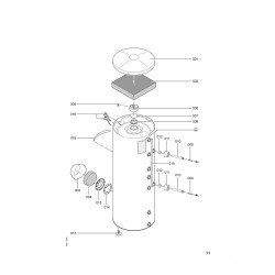 Pièce détachée Viessmann Réservoir Vitocell-B 300 EVB 500L n° 7173451