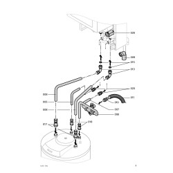 Pièce détachée Viessmann Set raccor. Vitocell-W 100 120/150 lts n° ...