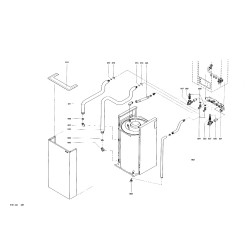 Pièce détachée Viessmann Set raccords boiler inox 120 l n° 7517085