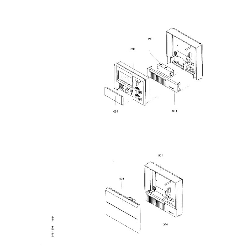 Pièce détachée Viessmann SOCLE POUR MONTAGE MURAL DEKAMATIK n° 7450170