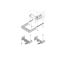 Pièce détachée Viessmann Support mural chaud. murale gaz d.s. n° 74...