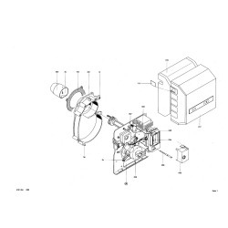Pièce détachée Viessmann Unit-Brûleur Gaz VB/VF027 n° 7259803