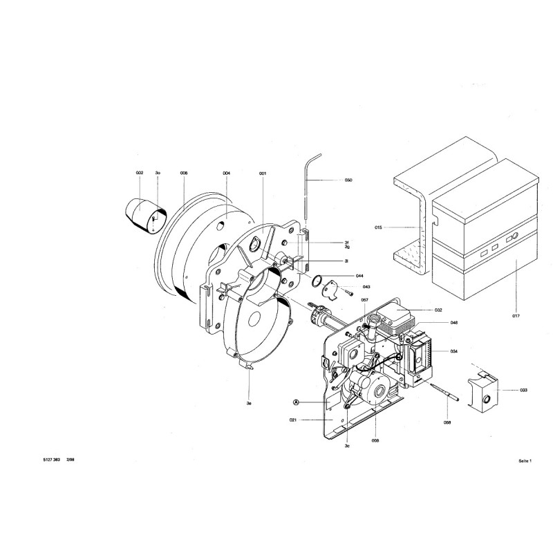 Pièce détachée Viessmann Unit-Gasbrenner 35-43kW n° 7218655