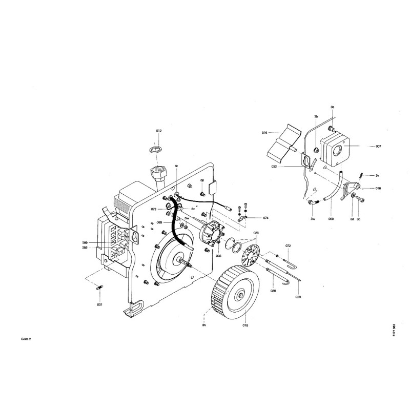 Pièce détachée Viessmann Unit-Gasbrenner 35-43kW n° 7218655