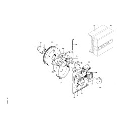 Unit-Gasgebläsebrenner 22-27kW