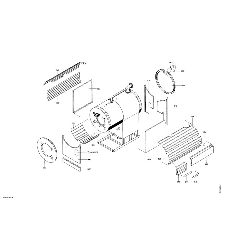 Pièce détachée Viessmann VERTOMAT 170 KW n° VSB1700