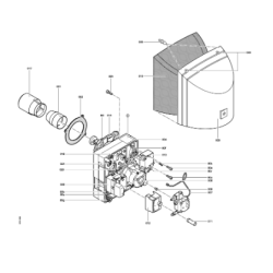 Pièce détachée Viessmann Vitoflame 100 Brûleur fioul VEMII 37 kW n°...