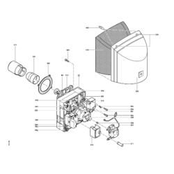 Pièce détachée Viessmann Vitoflame 100 Brûleur Fioul VEMII 46 kW n°...