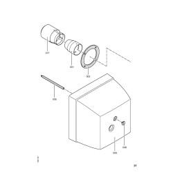 Pièce détachée Viessmann Vitoflame 200 brûleur fioul 15-33 kW n° 74...