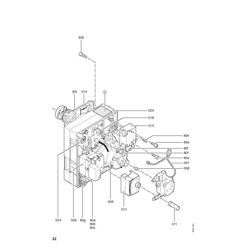 Vitoflame 200 brûleur fioul VEKI 33 kW