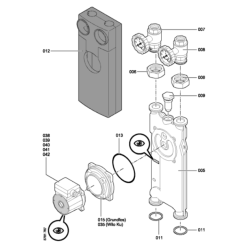 Pièce détachée Viessmann Divicon modulaire 1\\" sans mélangeur n° 7...