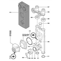 Pièce détachée Viessmann Divicon modulaire vanne 3 voies 1\\" n° 71...