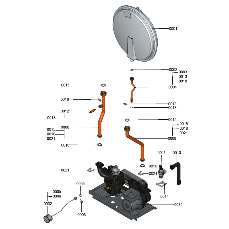 Vitopend100-W WH1D rla com 24VMC