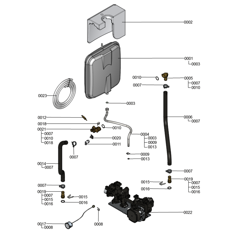 Vitodens 100-W B1HA Circ. 26kW