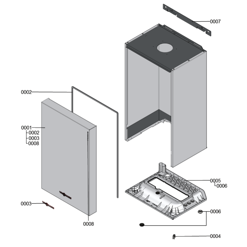 Vitodens 100-W B1HA Circ. 26kW