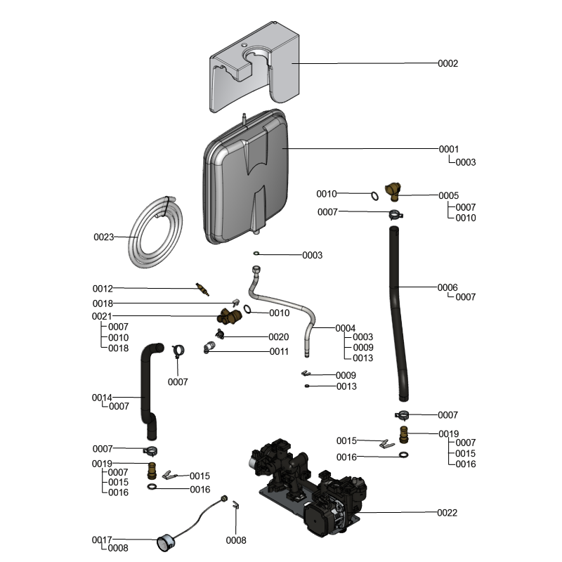 Vitodens 100-W B1HA Circ. 35kW