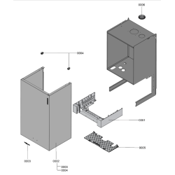 Pièce détachée Viessmann Corps Vitodens 200-W B2KA 26kW d.s n° 7454860