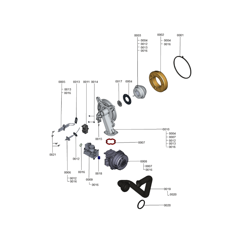 Vitodens 300-W B3HA Circ. 11kW