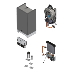 Pièce détachée Viessmann Corps Vitodens 300-W B3HA 19 kW n° 7452947