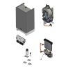 Pièce détachée Viessmann Corps Vitodens 300-W B3HA 19 kW n° 7452947