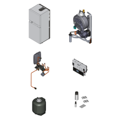 Pièce détachée Viessmann Corps Vitodens 333-F B3TA 11kW n° 7494834