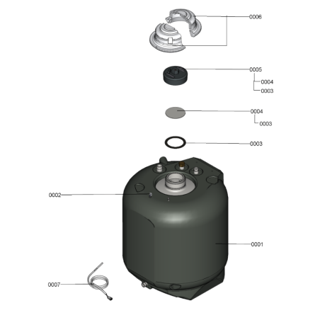 Pièce détachée Viessmann Corps Vitodens 333-F B3TA 11kW n° 7494834 Pièce détachée Viessmann Corps Vitodens 333-F B3TA 11kW n° 7494834