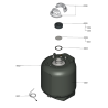 Pièce détachée Viessmann Corps Vitodens 333-F B3TA 11kW n° 7494834
