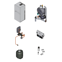 Pièce détachée Viessmann Corps Vitodens 333-F B3TA 19kW n° 7494835
